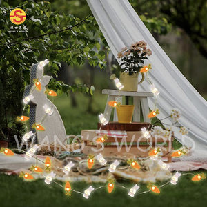 Trẻ em phòng LED Bunny cà rốt ánh sáng chuỗi phục sinh trang trí thỏ chuỗi đèn chiếu sáng kỳ nghỉ sản phẩm - Product Image 3