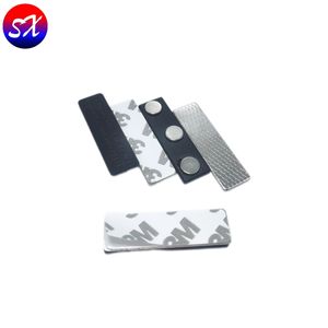 סין ספקים הנמכר ביותר מוצרים מגנטי תג שם מחזיק עם קלטת שם תגי מגנטים קליפ מזהה תגי מגנט - Product Image 3