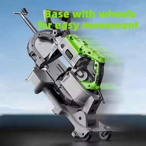 Small Portable <strong>Mini</strong> Handheld <strong>Band</strong> <strong>Saw</strong> Machine New Wood Horizontal Benchtop Metal Cutting Bandsaws 220v Motor Core Components - Product Image 5