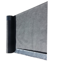 Matériau d'étanchéité de surface en tissu noir PP à haute résistance