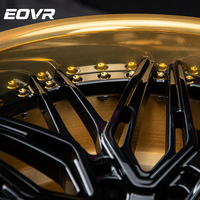 Rines EVOR de 17-22 Pulgadas en Negro Brillante y Gris Metálico, Aleación de Aluminio Forjado por Flujo, 5x112 PCD para Volkswagen y Audi, Nuevos