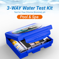 Kit de test d'eau pour piscine et spa, réactif liquide DPD, test de chlore libre, brome, pH 6,8-8,2, ensemble de réactifs pour l'analyse de la qualité de l'eau, OEM