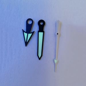 Aiguilles de montre lumineuses vertes pour mouvement NH35/NH36, accessoires de montre, <span class=keywords><strong>aiguille</strong></span> noire pour horloger - Product Image 3