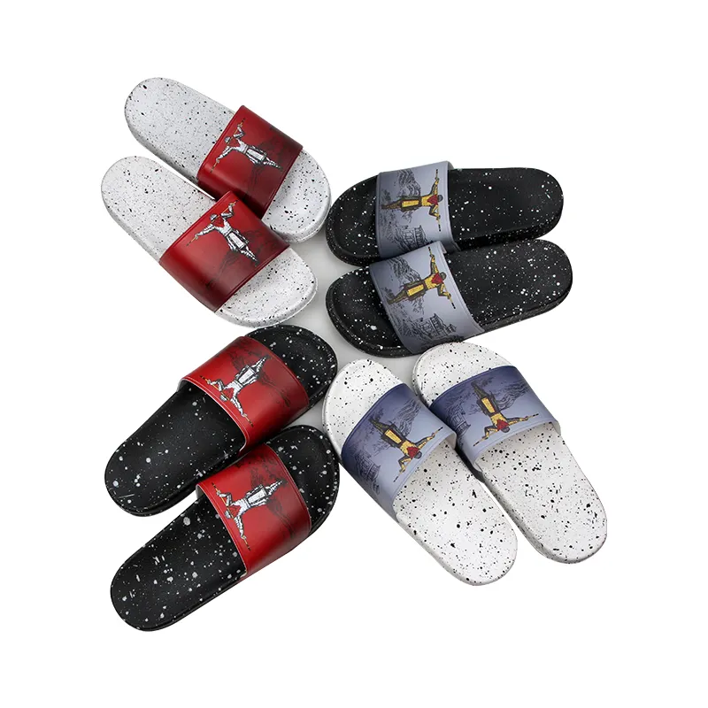 Sandal Mandi PVC Elastis Tinggi Sandal Mandi Anti Selip Air Slide Uniseks