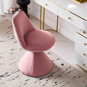 Light Luxury One Seat Flannel Makeup Chair <strong>Sofa</strong> with Rotating Backrest No Assembly Required <strong>for</strong> Style <strong>for</strong> <strong>Bedroom</strong> Home Use - Product Image 3
