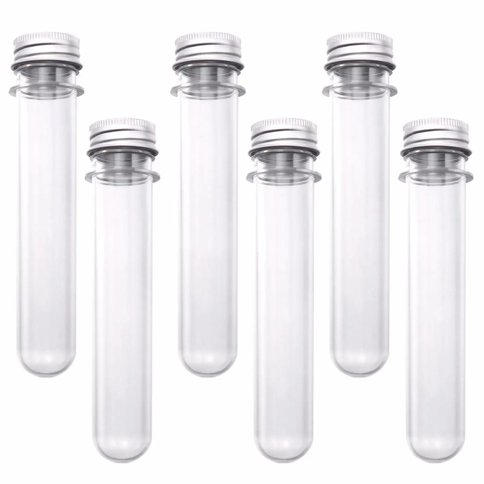 45ml clear cylindrical PET test tube bottle data line stationery plastic dispenser bottle DND dice acrylic tube