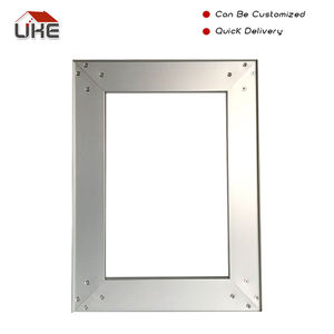 Cửa Kính Tủ Khung Nhôm Đồ Nội Thất Khung Nhôm Cấu Hình Phụ Kiện Phần Cứng Tủ Quần Áo Cửa Kính Không Khung - Product Image 4