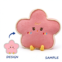 Jouets en peluche personnalisés OEM : Mascottes en peluche douces et personnalisées, adaptées à un usage professionnel, oreillers floraux multifonctionnels à câliner