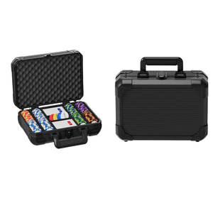 Jeu de jetons de poker en céramique personnalisés avec boîtier en aluminium pour jeux de casino Poignée de jetons <span class=keywords><strong>Composite</strong></span> Étanche pour événements Haut de gamme de luxe - Product Image 5