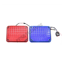 Baru SMD LED Kecerahan Tinggi Merah Biru Ambulans Sisi Lampu LED Strobo Flash Lampu
