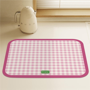 Tapis de comptoir absorbant pour café et accessoires de bar, 12"x19" et 16"x18", pour machine à café, <span class=keywords><strong>pot</strong></span> et égouttoir à vaisselle - Product Image 5