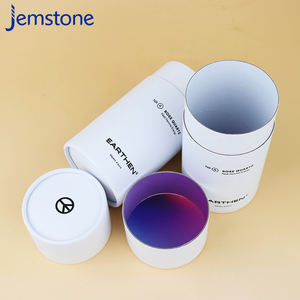 Emballage de boîte de tube en papier biodégradable de conception libre de matériaux écologiques avec logo personnalisé - Product Image 3