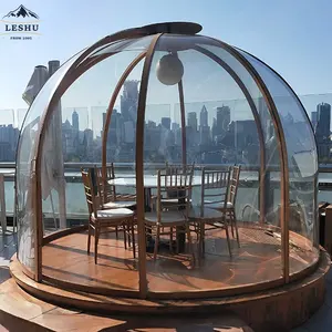 Hot sale leshu Luxury 6m dome tent large wedding geodesic dome tents glamping hotel outdoor camping tent dome style