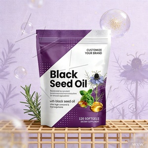 Capsules molles d'huile de nigelle sur mesure avec Oméga 3 6 9 – Complément nutritionnel premium pour adultes - Product Image 2