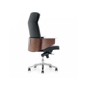 QS-OLC09 Haute dos PU <span class=keywords><strong>chaise</strong></span> <span class=keywords><strong>de</strong></span> <span class=keywords><strong>bureau</strong></span> avec en <span class=keywords><strong>bois</strong></span> courbé cadre accoudoir <span class=keywords><strong>de</strong></span> luxe fauteuil <span class=keywords><strong>de</strong></span> direction pivotant - Product Image 5