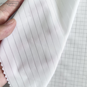75 GSM 스트라이프 프리미엄 73% 폴리에스터 사방 스트레치 사이클링 저지 경량 러닝 소재 원단 - Product Image 5