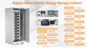 Système de stockage d'énergie solaire personnalisé LiFePO4 40KW 409.6V, empilable et modulaire, avec armoire de batterie ESS, station d'alimentation et refroidissement CAN - Product Image 3