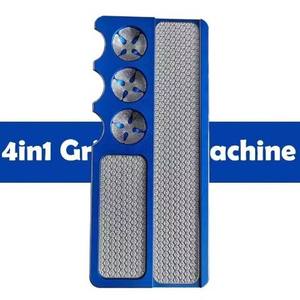 Herramienta de reparación de puntas de taco de billar cuatro en uno, accesorio de billar de plástico multicolor rojo Ztc346 - Product Image 2