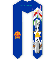 Écharpe de graduation unisexe best-seller avec drapeau des Tonga, pour les diplômés de l'école supérieure, idéale pour les études à l'étranger et pour afficher fièrement leur fierté culturelle
