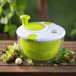 Centrífuga para ensaladas JUMBO Blanca y Verde TF901 - Product Image 3