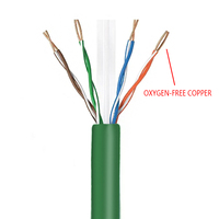 Cable UTP con Revestimiento de PVC de Alta Calidad, Cat6, Cat6E, Cat5E, 305M/1000FT, Cable Ethernet LAN, Cable de Comunicación de Red Cat6