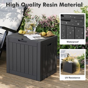 Boîte de rangement extérieure en PP, étanche, pour équipement de jardin, <span class=keywords><strong>coffre</strong></span> de rangement multifonction - Product Image 5