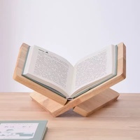 Support de lecture en bois pour bureau, présentoir de livres, style moderne et simple, décoration de la maison, ornement de bureau, étagère de lecture pour étudiants