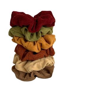 Coleteros de Pana para Mujer, Lazos Elásticos para el Cabello, Accesorios para Uso Diario, Estilo Moderno 2026 - Product Image 2