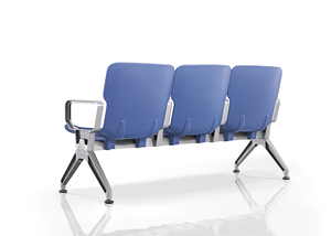 เก้าอี้พักคอยโรงพยาบาลแบบโมเดิร์น ทำจากอะลูมิเนียมและโฟม PU สำหรับโรงพยาบาลและพื้นที่สาธารณะในโรงเรียน ทำความสะอาดง่าย ทนทาน เป็นมิตรกับสิ่งแวดล้อม - Product Image 2