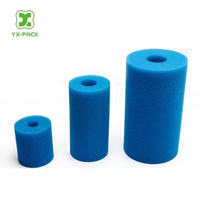 Filtres carrés en mousse de polyuréthane pour Aquarium, éponge réticulée à cellules ouvertes 10 20 30 40 50 60 PPI