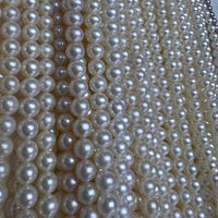 Chaîne de perles en vrac de 10 mm de couleurs mélangées, perles d'eau douce naturelles Aaa, production de bijoux