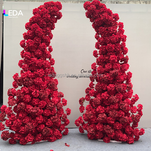 Arco de Flores de Hortensia de Seda Hecho a Mano por LEDA, con Tacto Natural Suave, para el Día de San Valentín, Bodas, Hogar, Jardín y Fiestas - Product Image 2