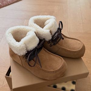 Bottes thermiques pour femmes en vente directe d'usine, bottes doublées de fourrure, bottes à la cheville tendance pour femmes - Product Image 1