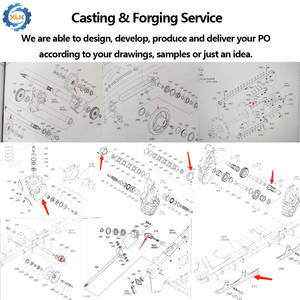 Accesorios de cosechadora combinada Fm World Harvester en piezas de maquinaria agrícola de repuesto Eje de cruce de varilla oscilante para <span class=keywords><strong>Wor</strong></span>/<span class=keywords><strong>D</strong></span> - Product Image 3