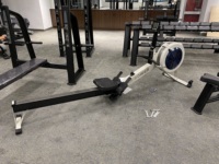 Appareil de cardio-training commercial pour salle de sport, rameur d'intérieur pliable avec siège