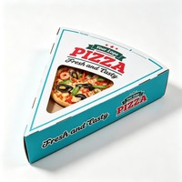Boîte à emporter pour restaurant, en carton, pliable, rigide, jetable, mini, triangulaire, avec finition mate, pour emballage alimentaire