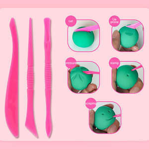 Cadres pour œuvres d'art d'enfants, dessins, loisirs créatifs, accessoires pour pâte à modeler et slime, cadre <span class=keywords><strong>photo</strong></span> DIY avec mignon éléphant en argile pour enfants - Product Image 5