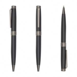 Bolígrafo de Metal Negro con Detalles Dorados, Diseño de Pistola, Personalizable con Logotipo, de Lujo, para Negocios, en Venta - Product Image 2