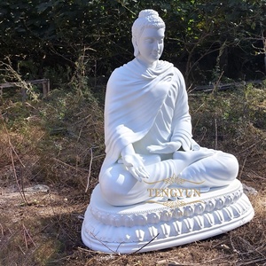 Statue de <span class=keywords><strong>bouddha</strong></span> assise en fibre de verre décorative pour la maison Sculpture de <span class=keywords><strong>bouddha</strong></span> bon marché méditative en résine à vendre - Product Image 5