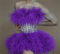 Jupe bouffante multi-couches en dentelle et strass à nouer à la taille, robe de soirée mignonne et élégante, jupe de scène