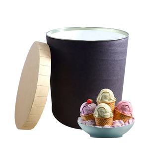 Conteneur en carton jetable pour crème glacée, 4,5 kg/6,2 kg, avec couvercle, pour usage commercial, CH - Product Image 3