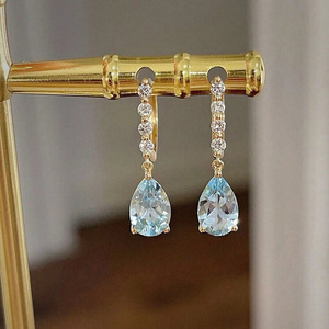 Orecchini a Goccia Lunghi per Donne, Eleganti Gioielli per Matrimoni, Banchetti e Vacanze - Product Image 6