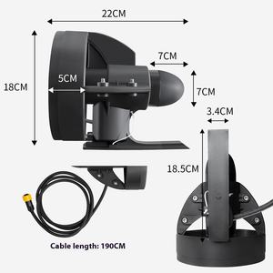 Aileron de planche de surf SUP, planche à pagaie, moteur électrique, aileron électrique, planche à pagaie, hélice de kayak, hélice sous-marine 12V - Product Image 1