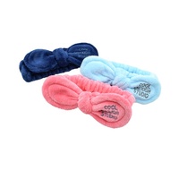 Nouveaux bandeaux en polaire douce pour femmes, bandeaux de maquillage pour le visage, bandeaux de spa, turban, bandeau à nœud pour femmes