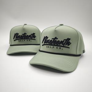 Casquettes de sport et de golf de haute qualité, décontractées, à 5 panneaux, à visière incurvée, réglables, imperméables, avec logo brodé personnalisé, casquettes de baseball à cordon, motif à pois - Product Image 6