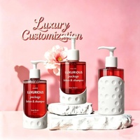 Nouvelle bouteille en plastique vide PET 350ml 400ml 500ml, pour shampoing, gel douche, après-shampoing et autres cosmétiques, avec pompe à lotion