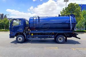 Single Axle Manual Sewer <b>Suction</b> Truck 8000-10000L, Self-unloading & Rear Hatch Openable, High <b>Suction</b> Force - Product Image 2