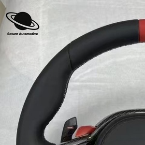 Volants personnalisés en cuir et fibre de carbone pour BMW M3 M4 M5 X3 G05 G20 G30 G06 G07 G80 F06 F15 F20 F30 F36 F40 F80 G80 G82 - Product Image 3
