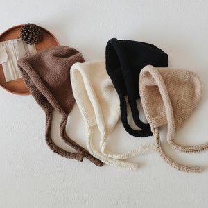 Bonnet d'hiver quotidien en tricot pour femmes Chapeau populaire en fourrure de laine Cadeau pour temps froid - Product Image 1