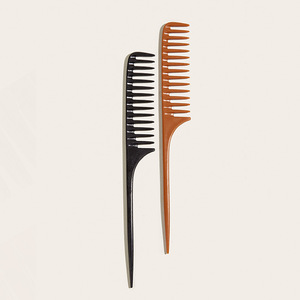 Peine de Plástico de Dientes Anchos para Resaltar el Cabello, Herramienta de Peinado para Uso Doméstico - Product Image 4